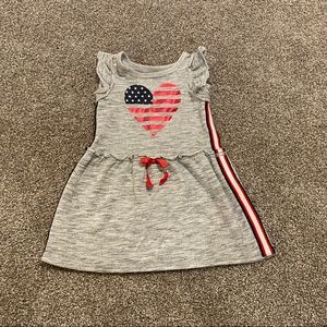 BOG2FREE Cute Patriotic USA Dress, Size 18 Months!